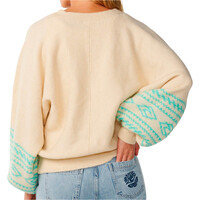 Rip Curl chaquetas mujer BOSSA NOVA JACQUARD CARDIGAN vista trasera