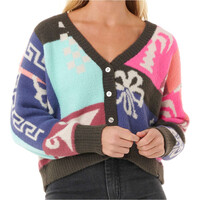 Rip Curl chaquetas mujer KEEPSAKES JACQUARD CARDI vista frontal