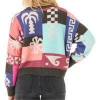 Rip Curl chaquetas mujer KEEPSAKES JACQUARD CARDI vista trasera