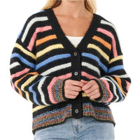 Rip Curl chaquetas mujer PACIFIC RIDER STRIPE CARDI vista frontal