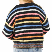 Rip Curl chaquetas mujer PACIFIC RIDER STRIPE CARDI vista trasera