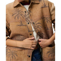 Rip Curl chaquetas mujer RETRO SWELL JACQUARD SHACKET vista detalle