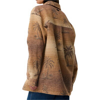 Rip Curl chaquetas mujer RETRO SWELL JACQUARD SHACKET vista trasera