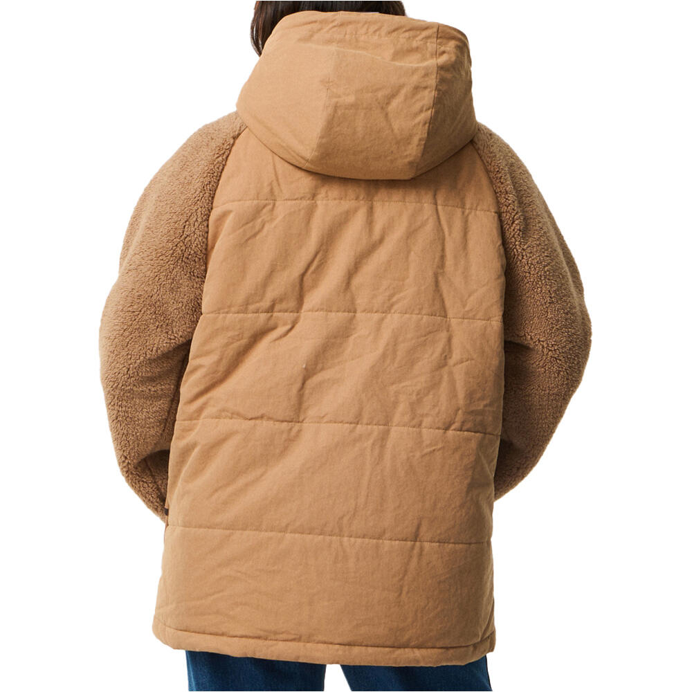 Rip Curl chaquetas mujer S-SERIES SPLICE PUFFER vista trasera