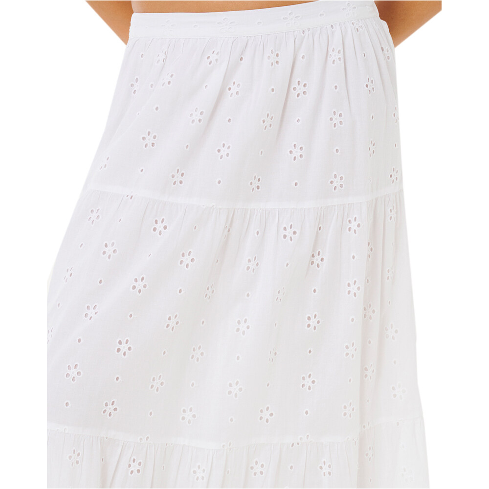 Rip Curl faldas mujer OASIS BRODERIE MAXI SKIRT vista trasera