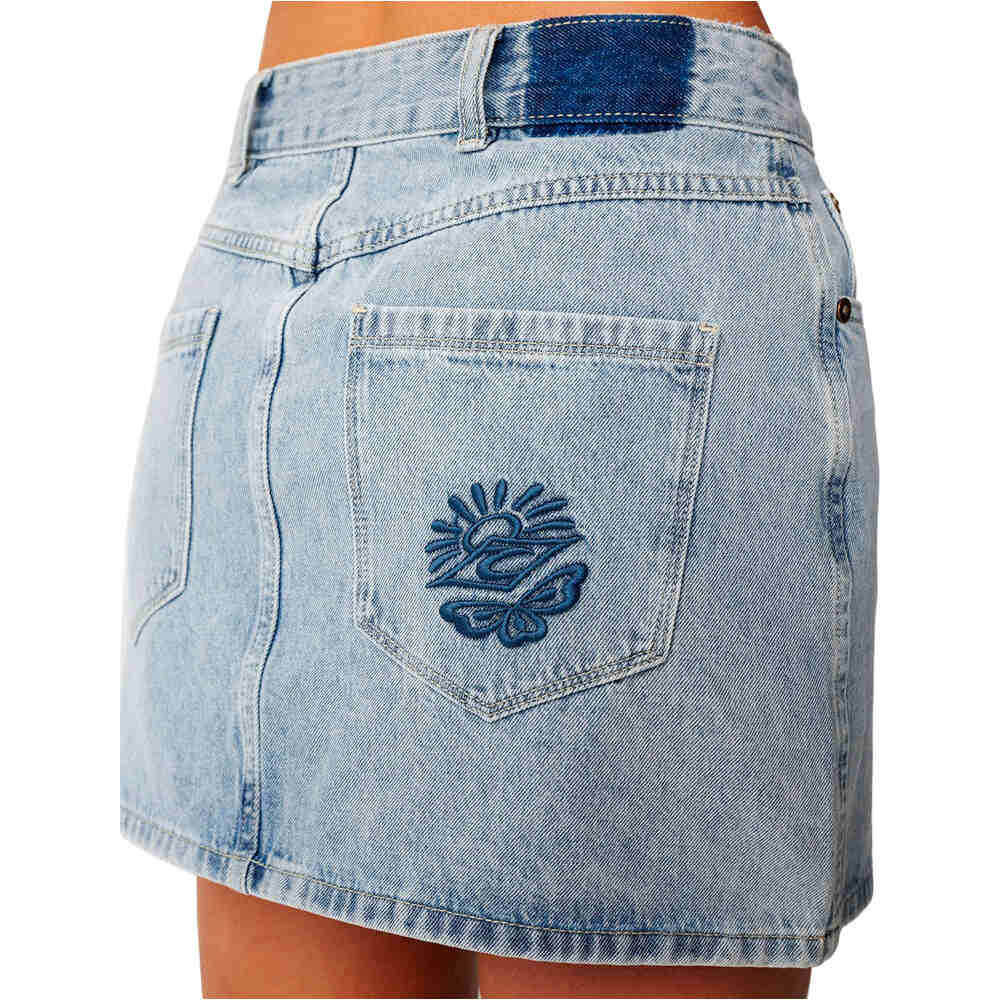 Rip Curl faldas mujer TABBY 2.0 DENIM MINI SKIRT 03
