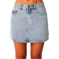 Rip Curl faldas mujer TABBY 2.0 DENIM MINI SKIRT vista frontal