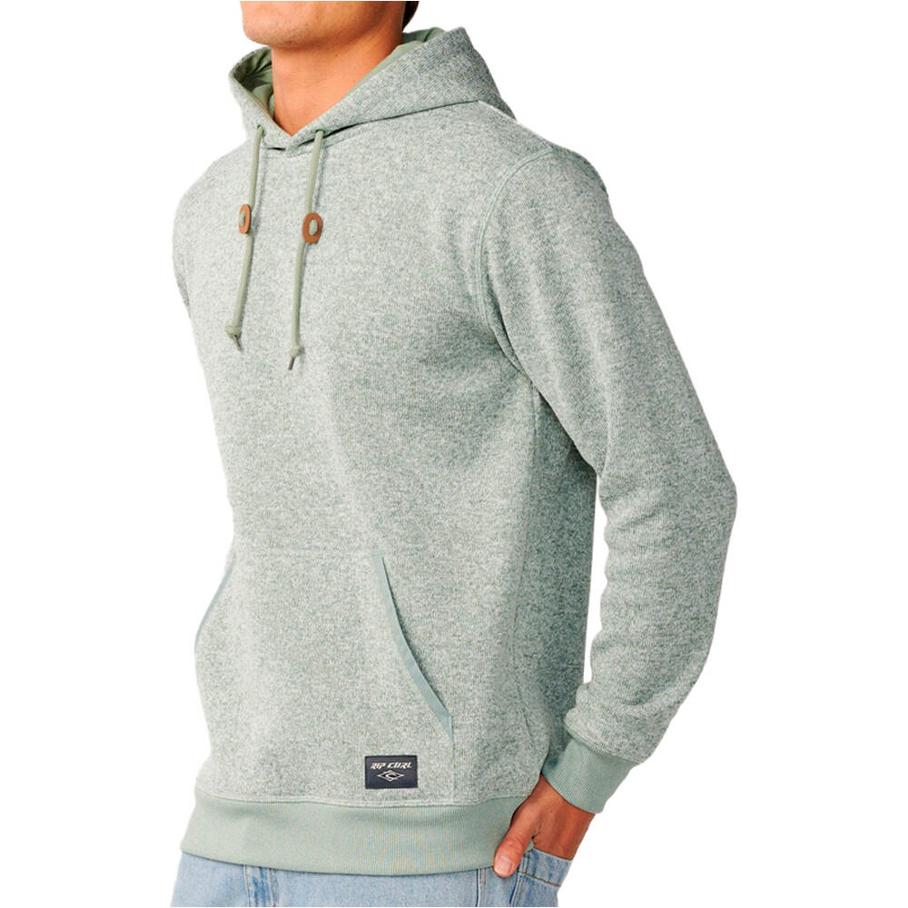 Rip Curl jersey hombre CLASSIC SURF CRESCENT HOOD vista detalle