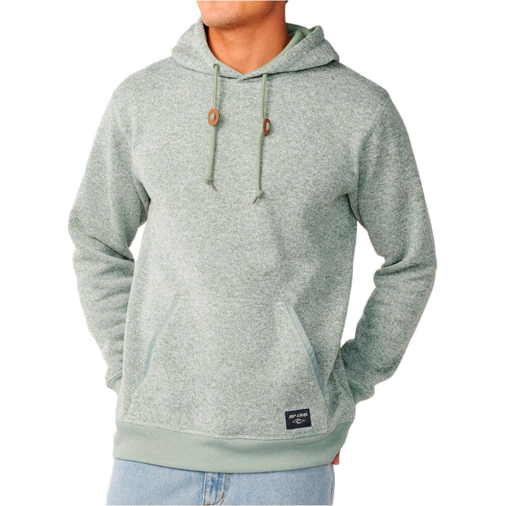 Rip Curl jersey hombre CLASSIC SURF CRESCENT HOOD vista frontal