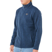 Rip Curl jersey hombre CRESCENT ZIP THRU vista detalle