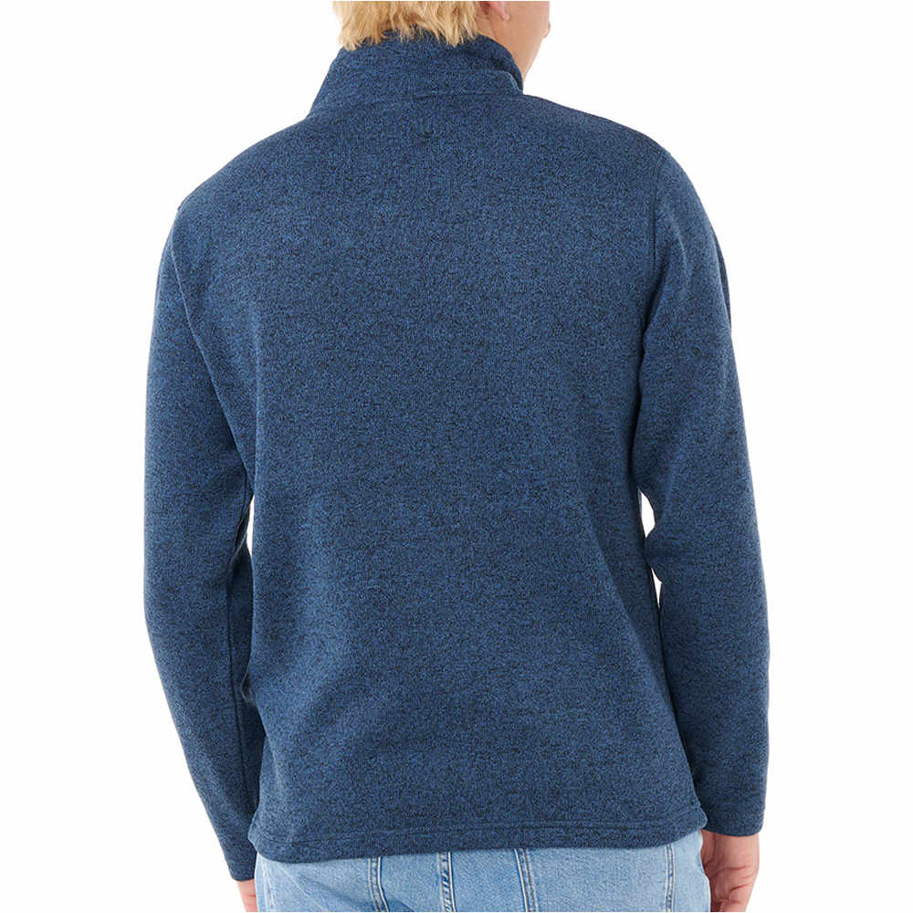 Rip Curl jersey hombre CRESCENT ZIP THRU vista trasera