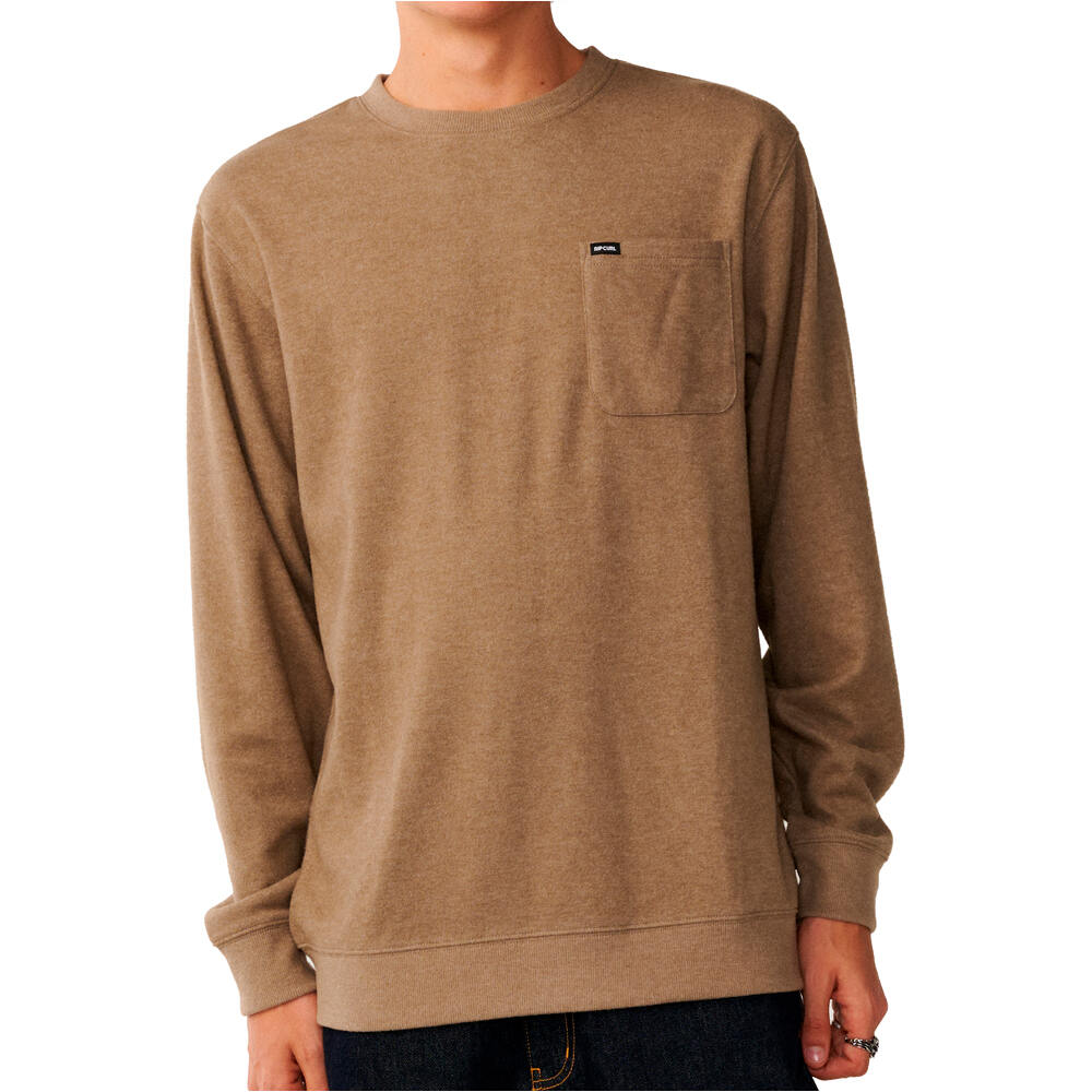 Rip Curl jersey hombre GRID CREW vista frontal