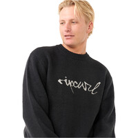 Rip Curl jersey hombre MEDINA SCRIPT CREW vista detalle