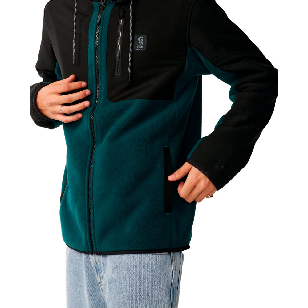 Rip Curl jersey hombre S-SERIES PANELLED ZIP THRU HO 03
