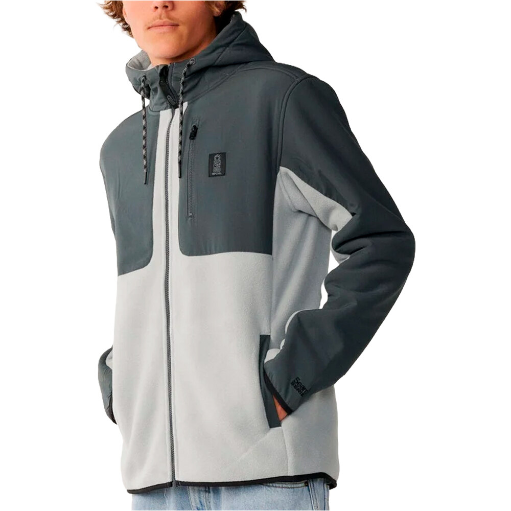Rip Curl jersey hombre S-SERIES PANELLED ZIP THRU HO vista detalle