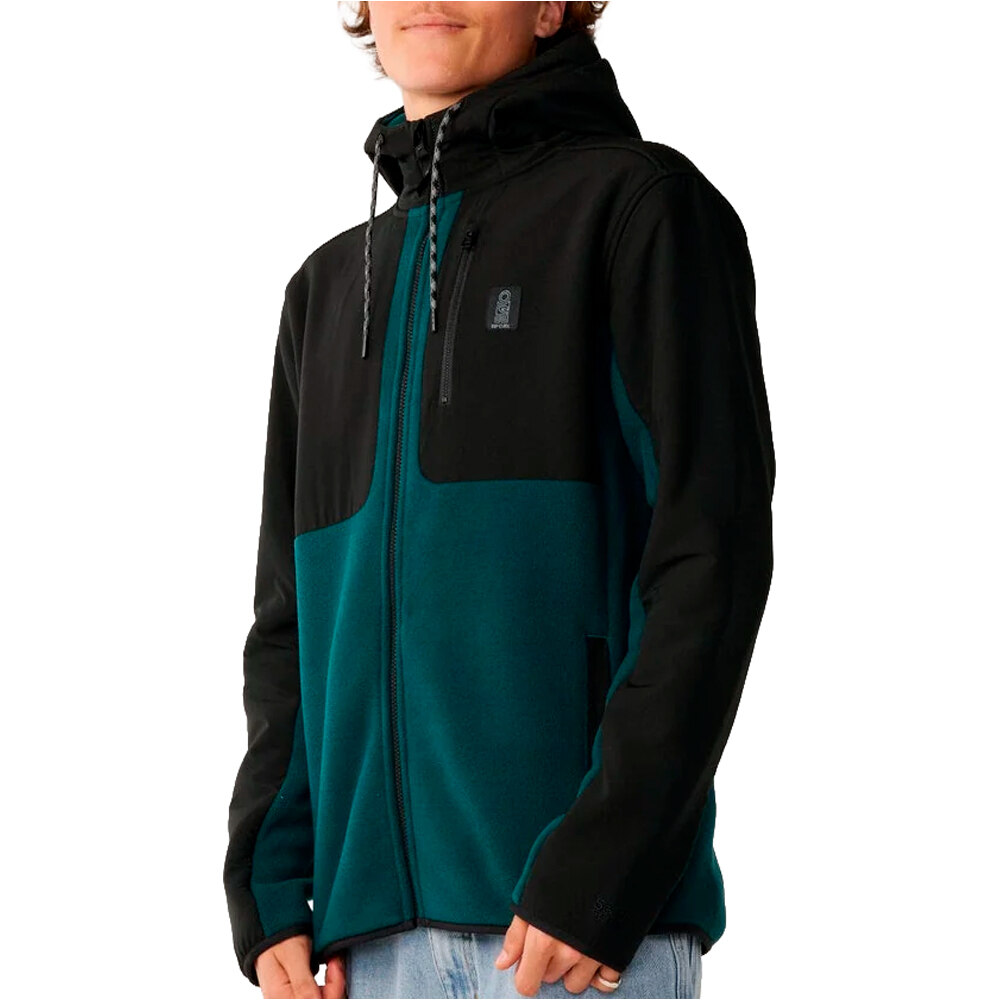 Rip Curl jersey hombre S-SERIES PANELLED ZIP THRU HO vista detalle