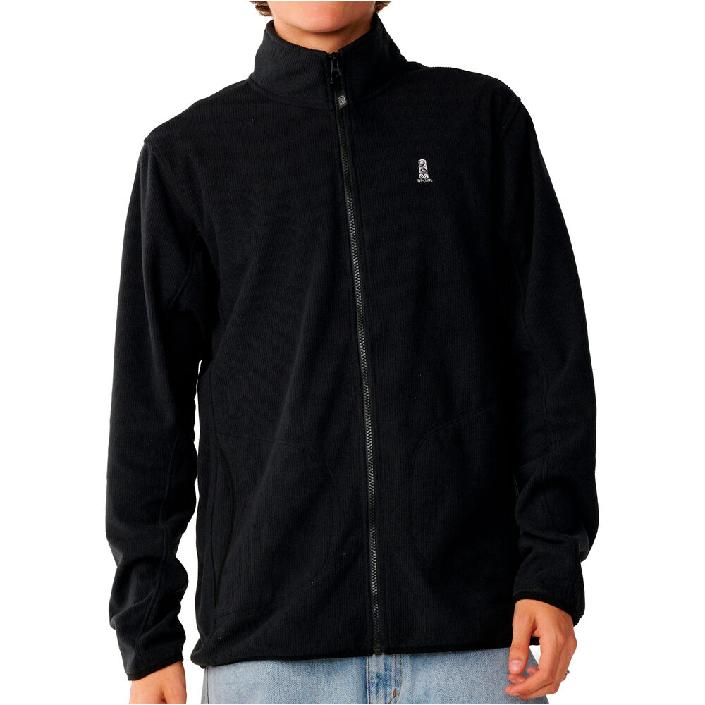 Rip Curl jersey hombre S-SERIES POLAR ZIP THRU CREW vista frontal