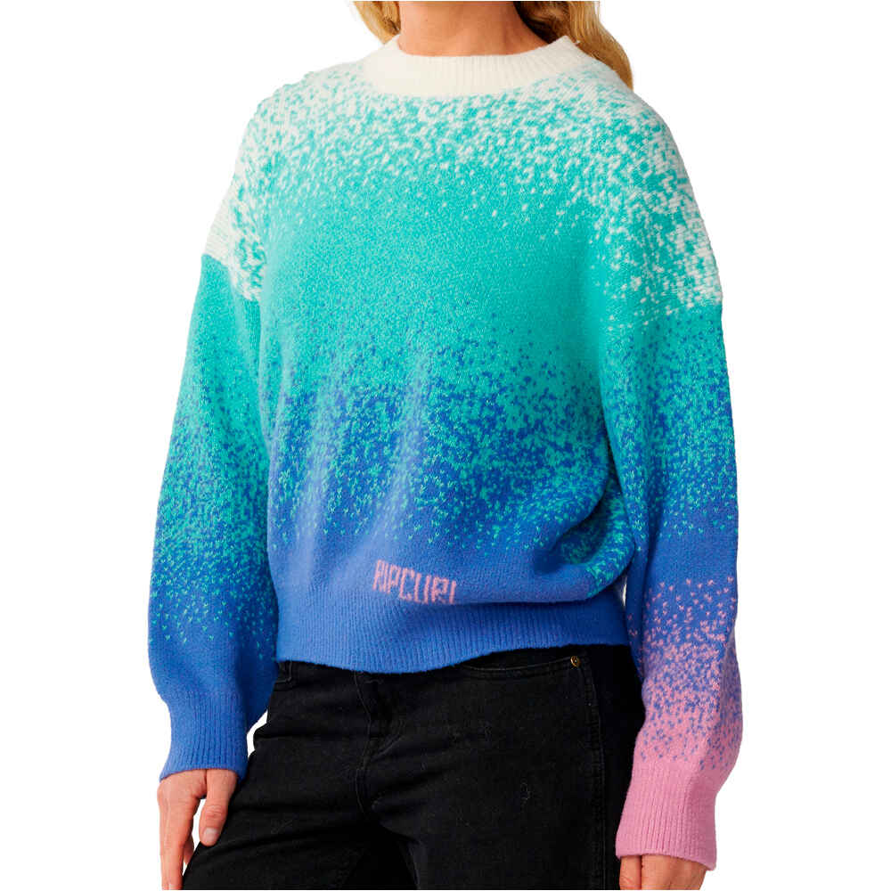 Rip Curl jersey mujer BOSSA NOVA DEGRADE CREW vista detalle