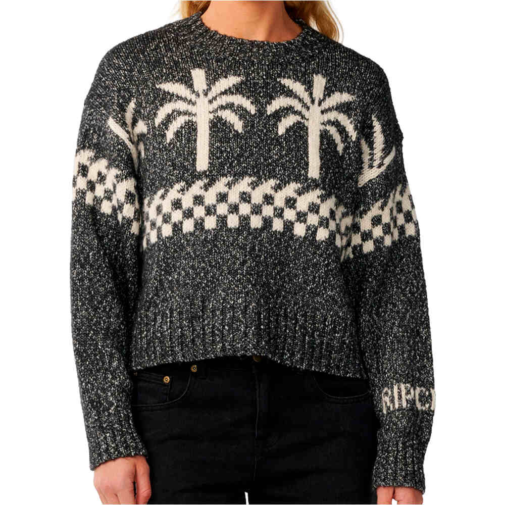 Rip Curl jersey mujer BOSSA NOVA NEPS CREW vista frontal