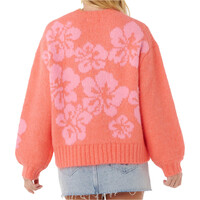 Rip Curl jersey mujer HIBISCUS HEAT JACQUARD CREW vista trasera