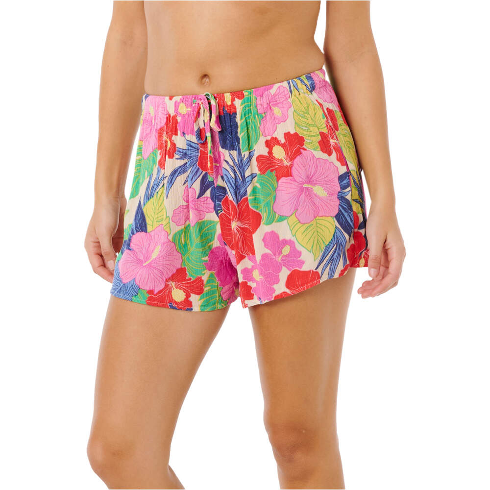 Rip Curl pantalón corto deporte mujer PARTY PACK BEACH SHORT vista frontal