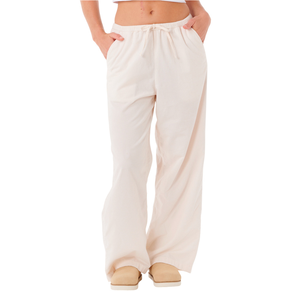 Rip Curl pantalón mujer KEEPSAKES WASHED CORD PANT vista frontal
