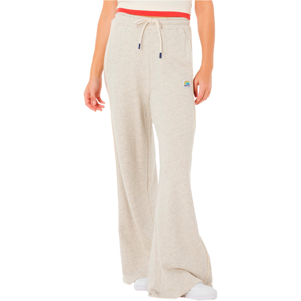 Rip Curl pantalón mujer SURF SIDE SPLICED WIDE LEG PAN vista frontal