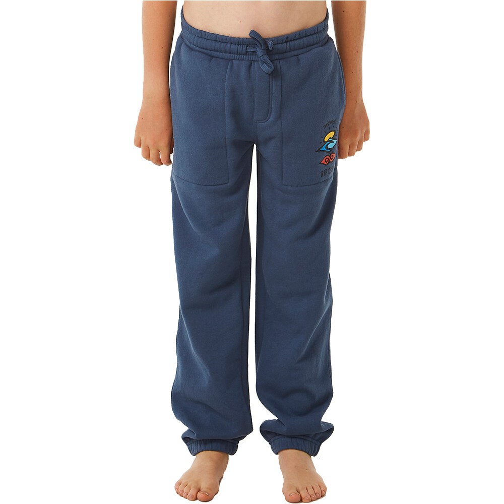 Rip Curl pantalón niño ICONS OF SURF TRACKPANT-BOY vista frontal