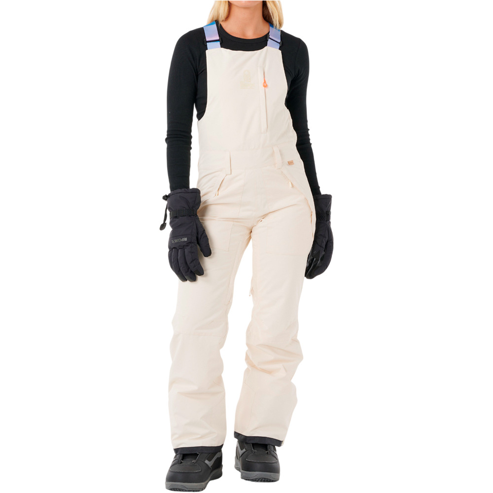 Rip Curl pantalones esquí mujer ANTI SERIES VMONT BIB 10K/10K vista frontal