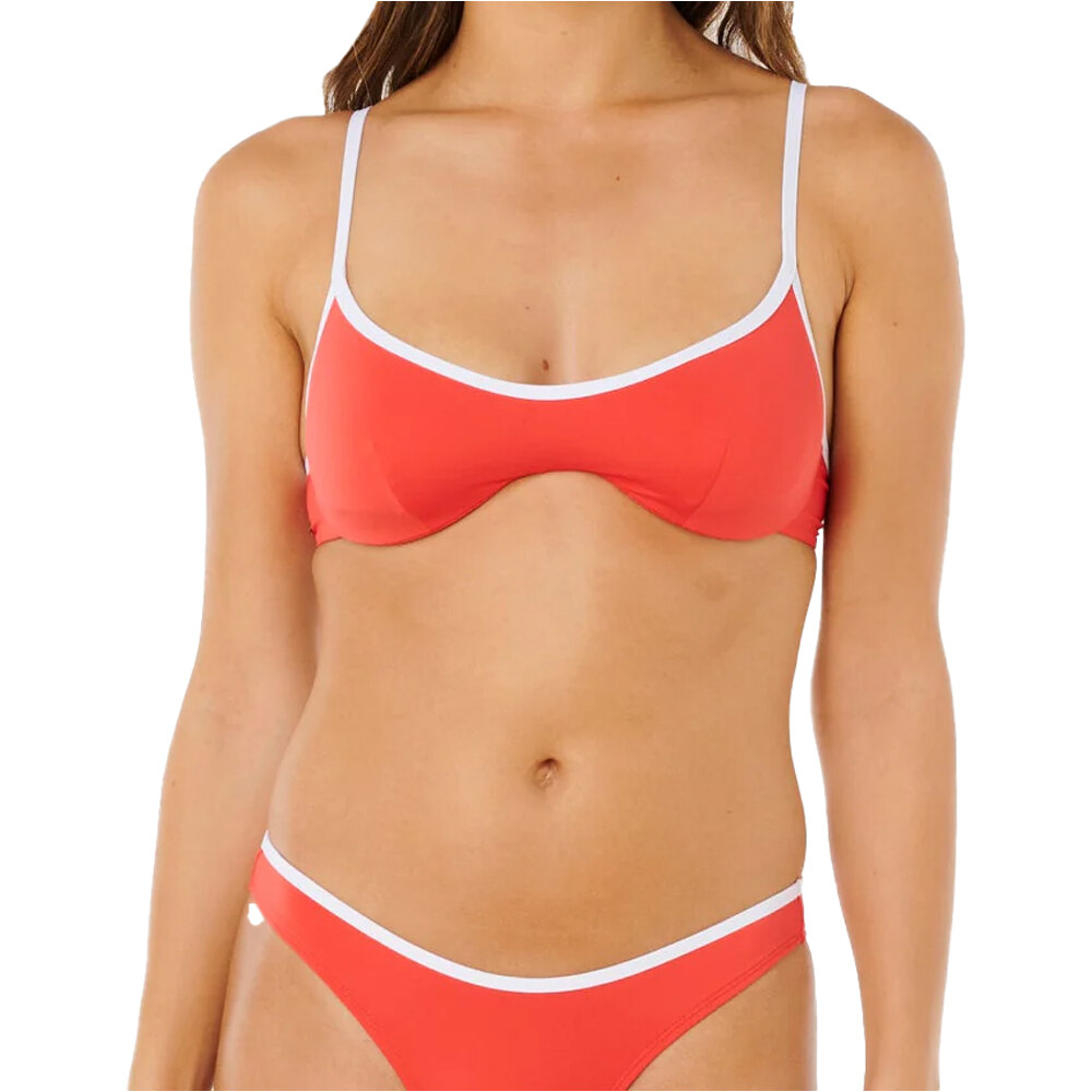 Rip Curl parte de arriba bikini CLASSIC SURF D-DD TOP vista frontal