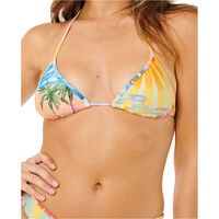Rip Curl parte de arriba bikini HOTEL MALIBU SLIDING TRI vista frontal