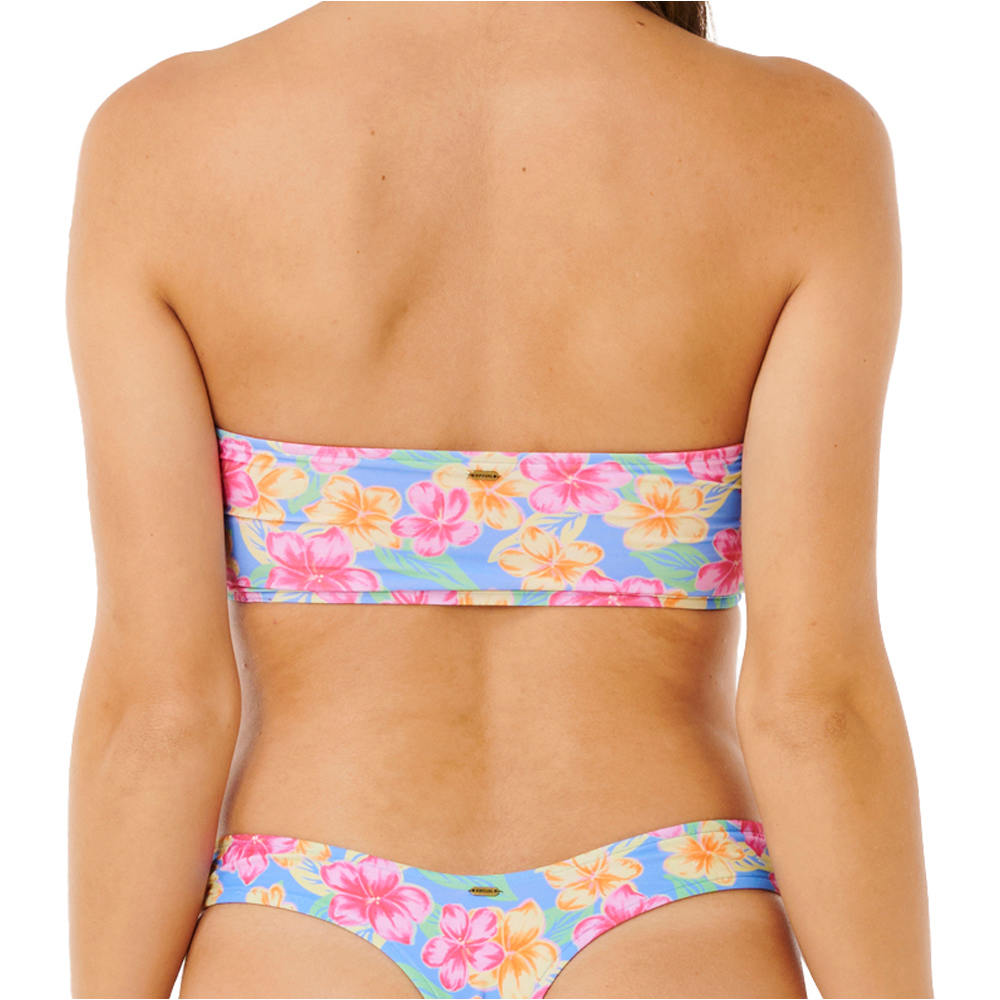 Rip Curl parte de arriba bikini MALIBU COVE REVO BANDEAU vista trasera