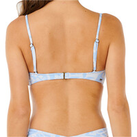 Rip Curl parte de arriba bikini PACIFIC COAST BANDEAU vista trasera