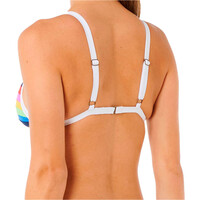 Rip Curl parte de arriba bikini SURF STRIPE FIXED TRI vista trasera