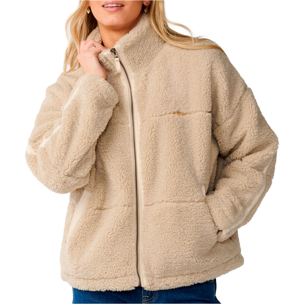 Rip Curl polar mujer CALA NIGHTS SHERPA JACKET vista frontal