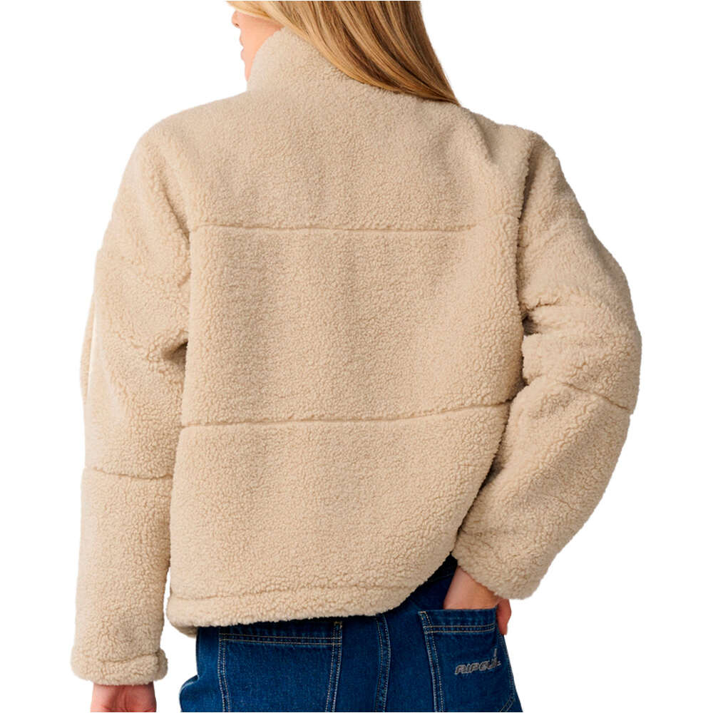 Rip Curl polar mujer CALA NIGHTS SHERPA JACKET vista trasera