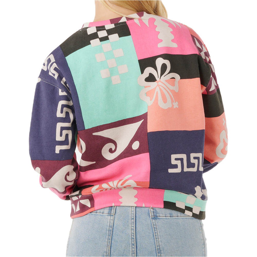 Rip Curl polar mujer KEEPSAKES FLEECE CREW vista trasera