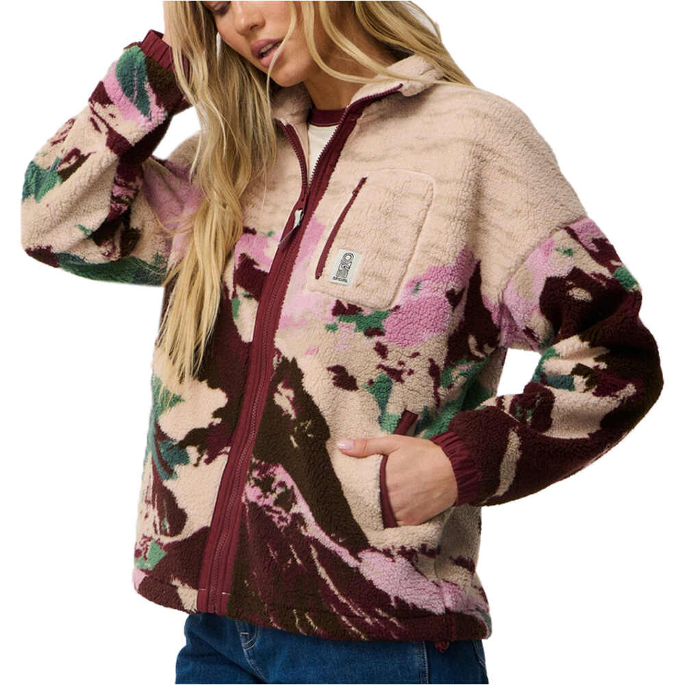 Rip Curl polar mujer S-SERIES BONDED Z/T POLAR vista frontal