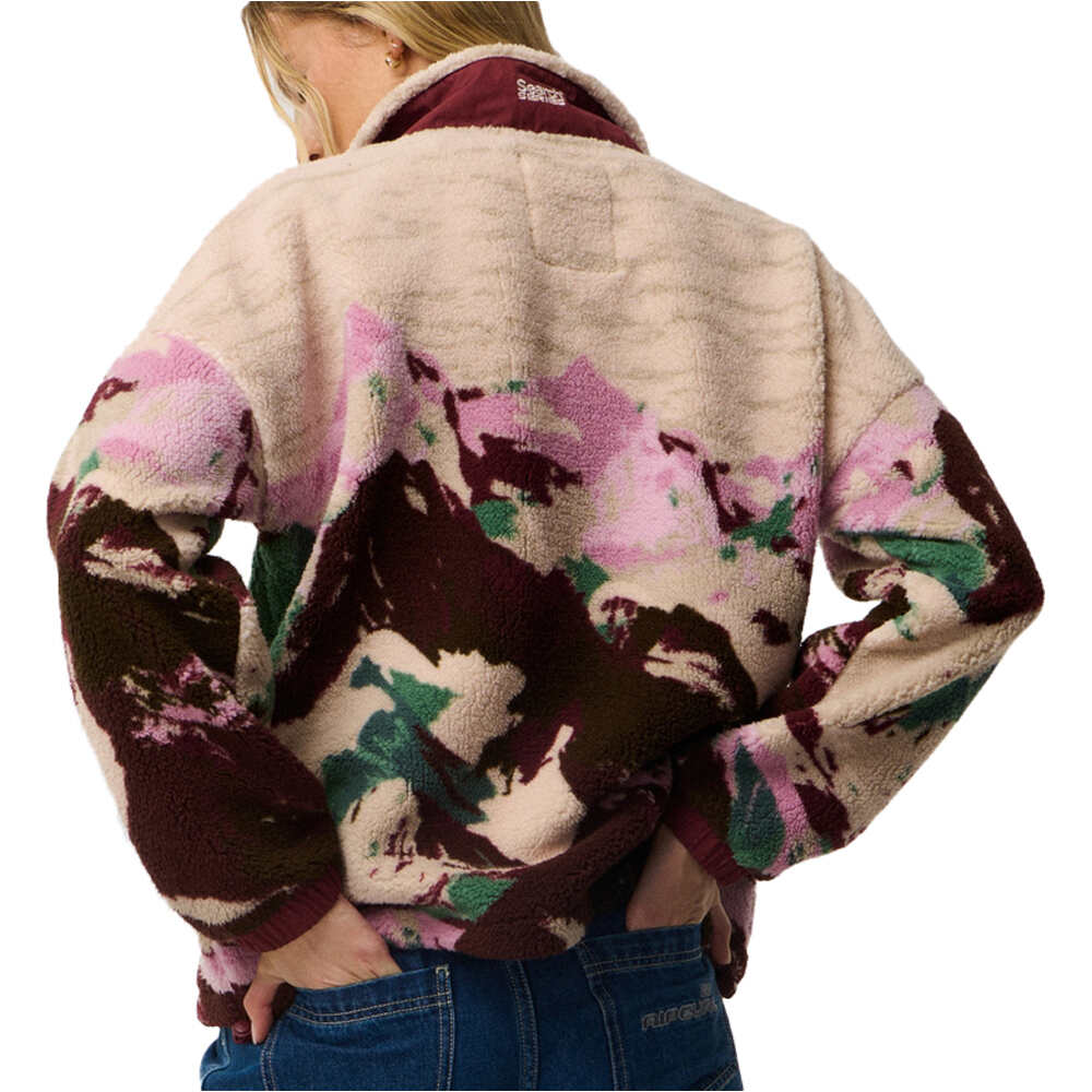 Rip Curl polar mujer S-SERIES BONDED Z/T POLAR vista trasera