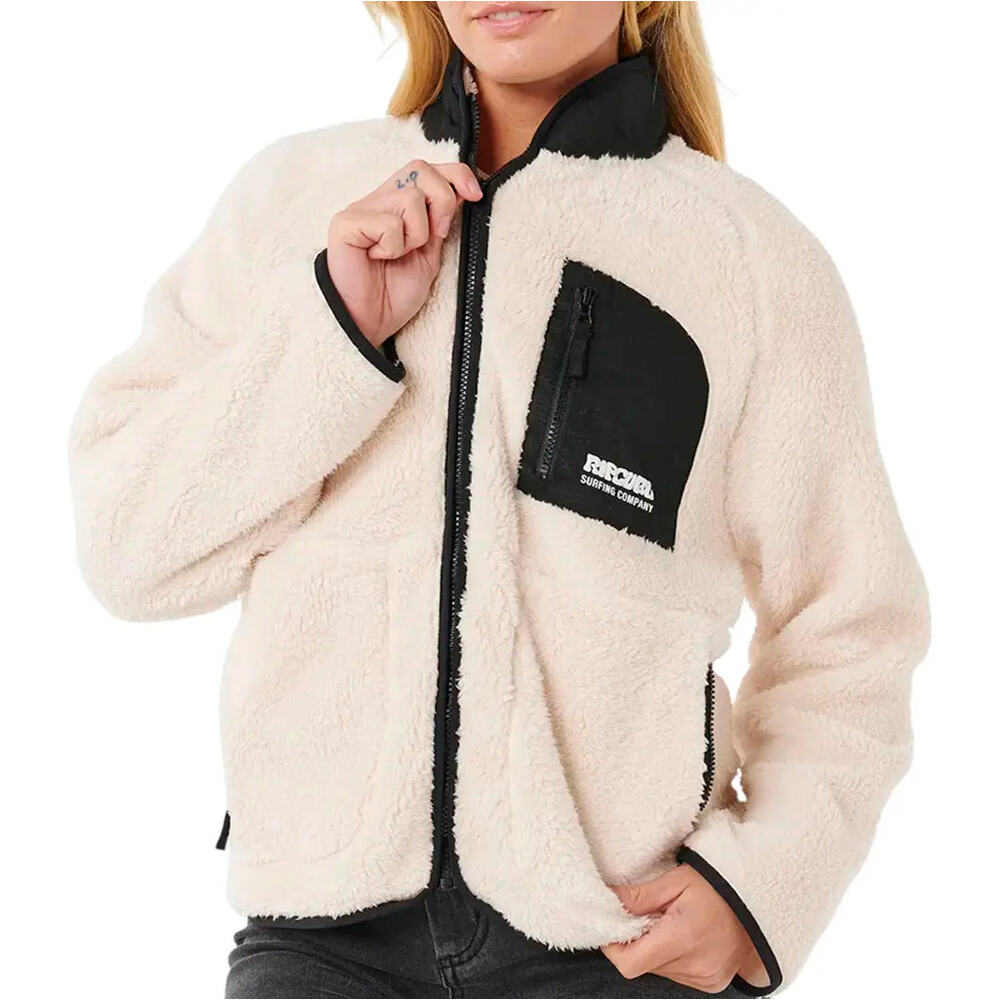 Rip Curl polar mujer SHORE BREAK POLAR FLEECE vista frontal