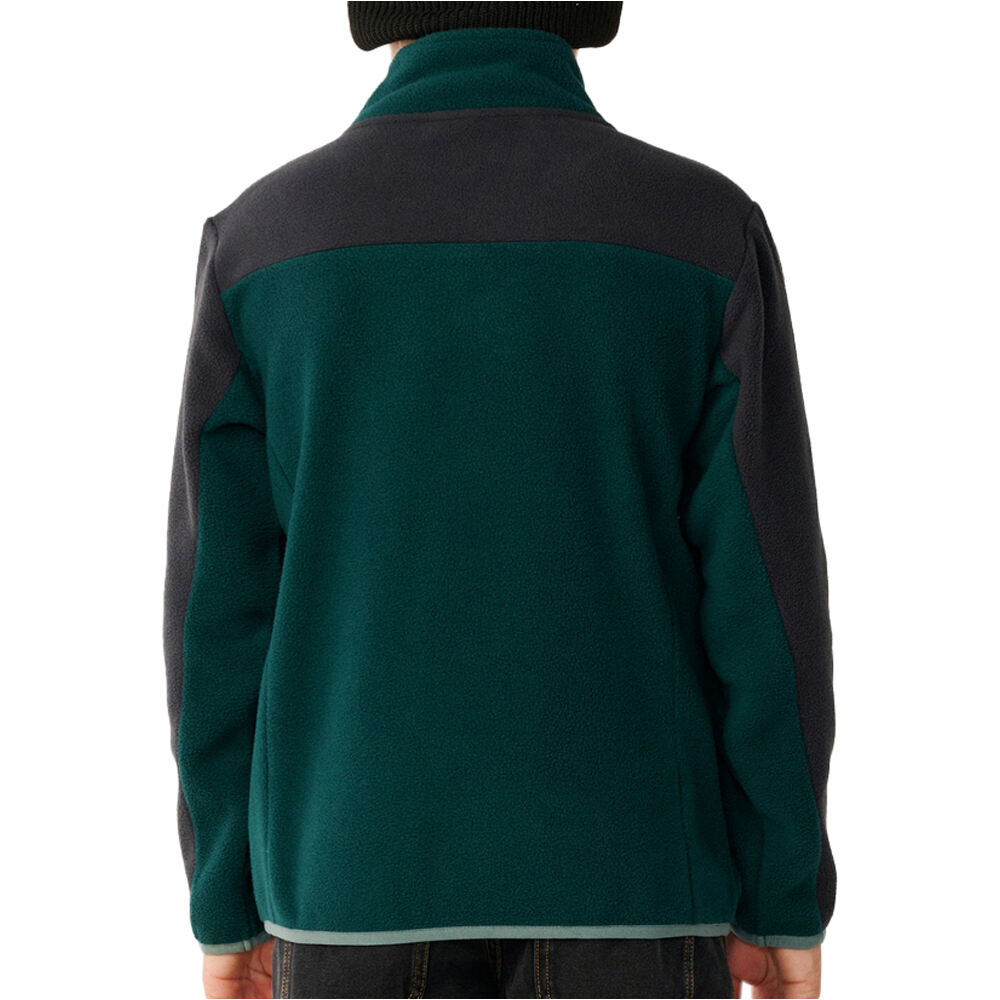 Rip Curl polar niño RAW ENERGY BLOCK FLEECE - BOY vista trasera