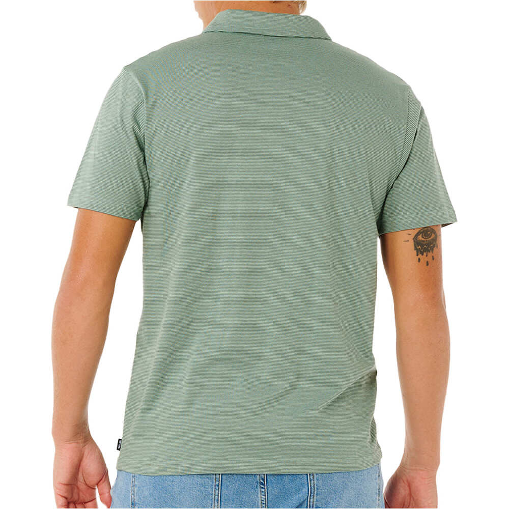 Rip Curl polo manga corta hombre EASY AS POLO vista trasera