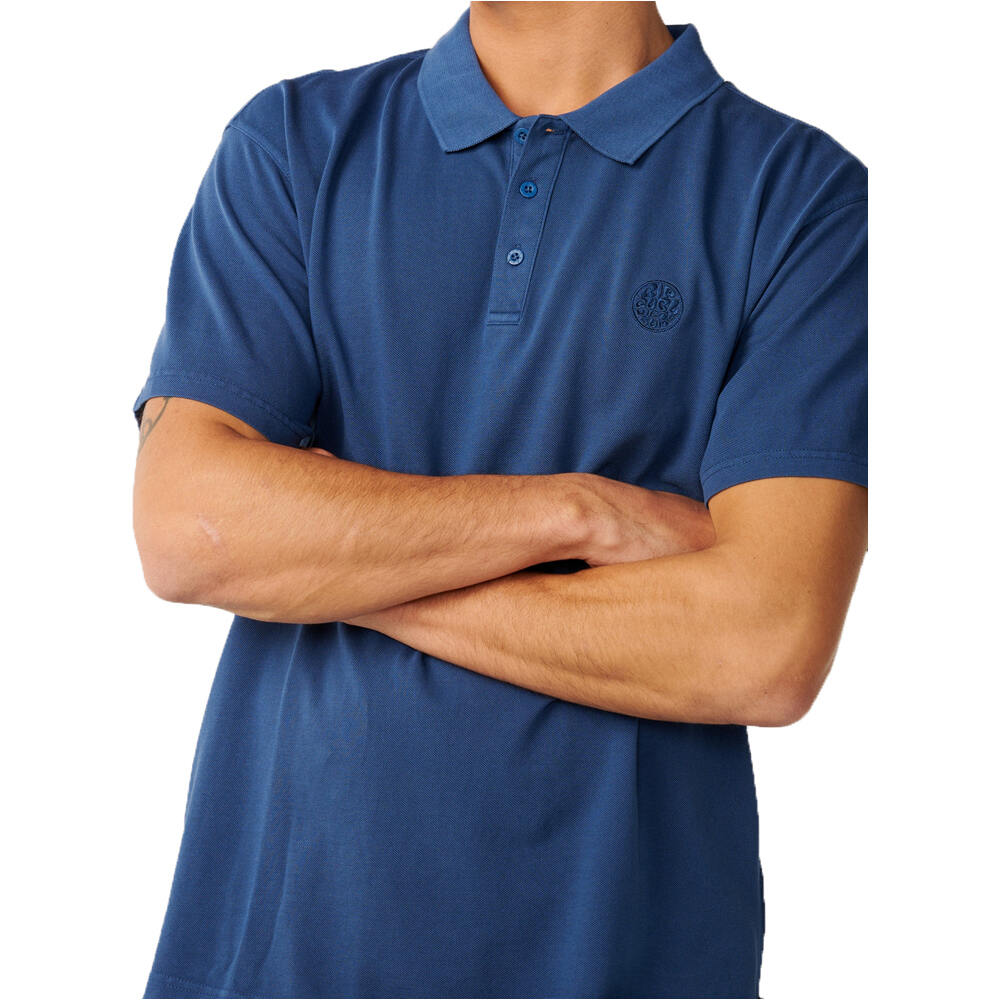 Rip Curl polo manga corta hombre PREMIUM SURF WETTIE POLO vista detalle