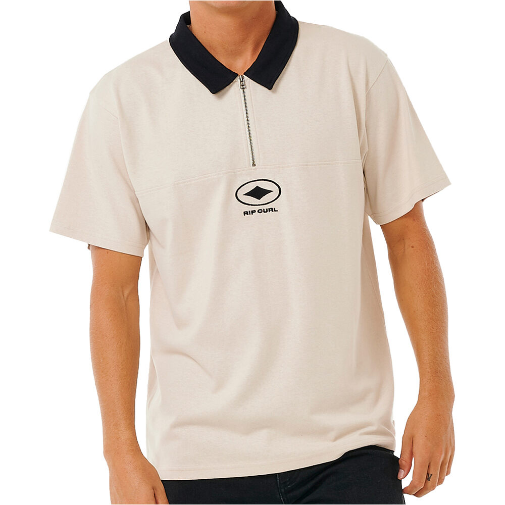 Rip Curl polo manga corta hombre QUALITY SURF PRODUCTS POLO vista frontal