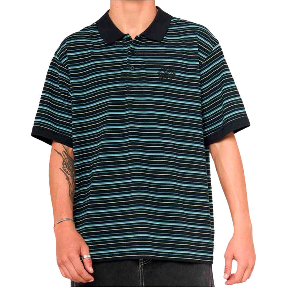 Rip Curl polo manga corta hombre RAW BURST POLO vista frontal