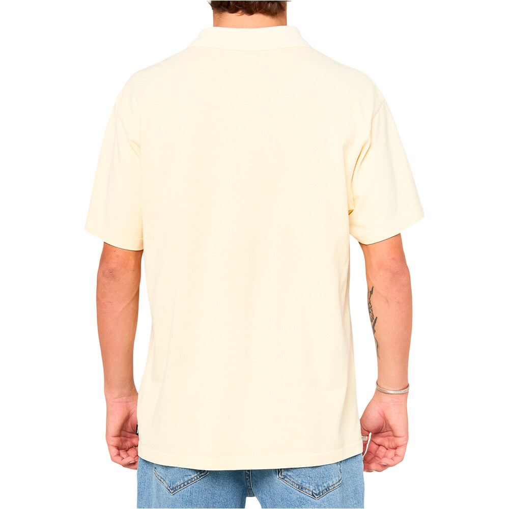 Rip Curl polo manga corta hombre WETTIE POLO vista trasera