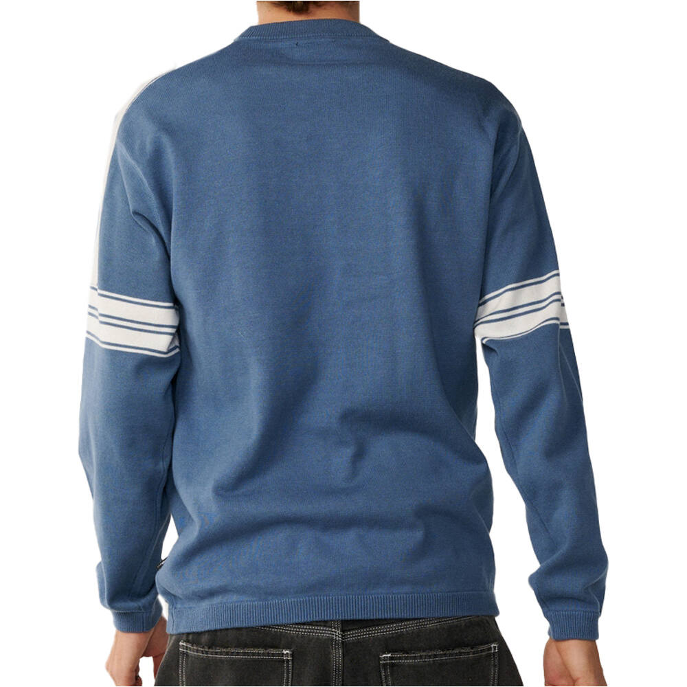 Rip Curl sudadera hombre ARCHIVE TWU STRIPE CREW KNIT vista trasera
