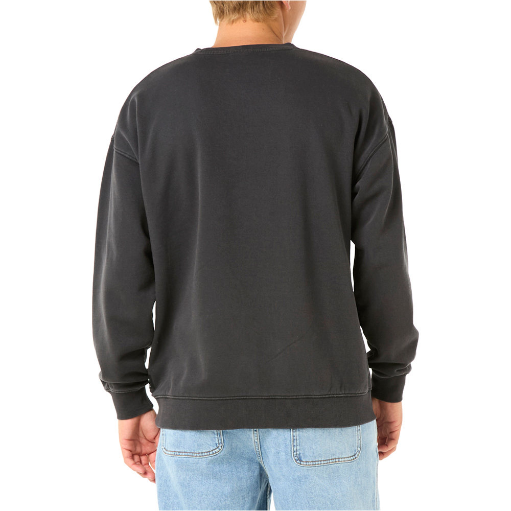 Rip Curl sudadera hombre CLASSIC SURF WASH CREW vista trasera