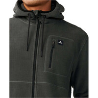 Rip Curl sudadera hombre DEPARTED POLAR FLEECE ZIP THRU vista detalle