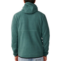Rip Curl sudadera hombre DEPARTED POLAR FLEECE ZIP THRU vista trasera